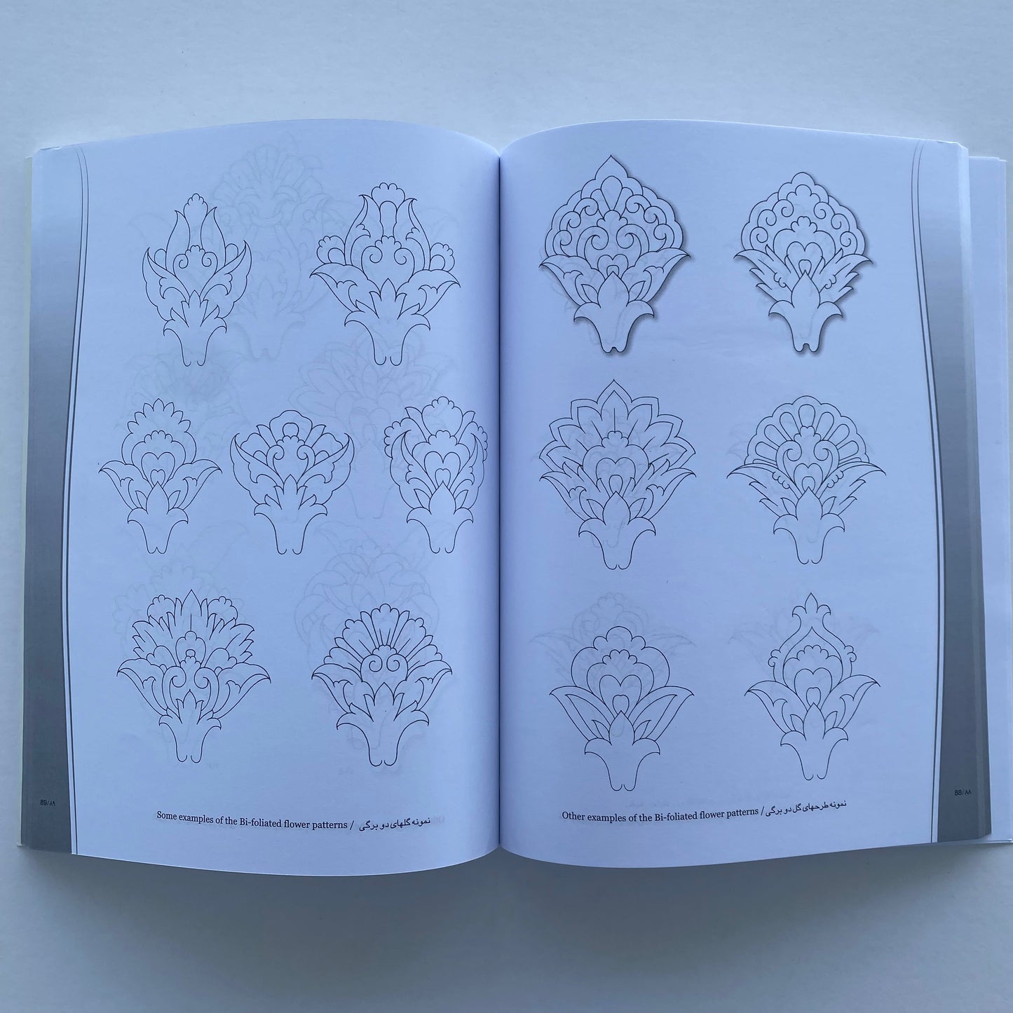 طرح ونقش باغ ايراني ٨ Iranian garden step-by-step instruction