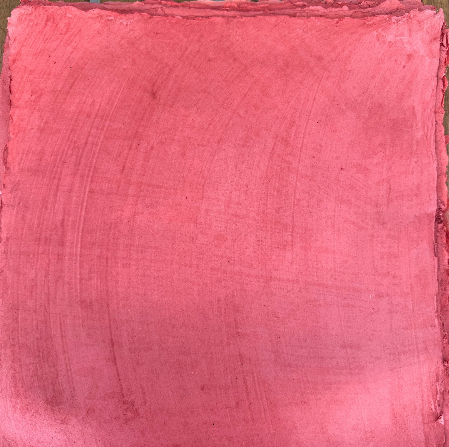 Red /Madder - Traditional Islamic paper from North India made from sunn hemp fibre - SOCO Store Fujairah