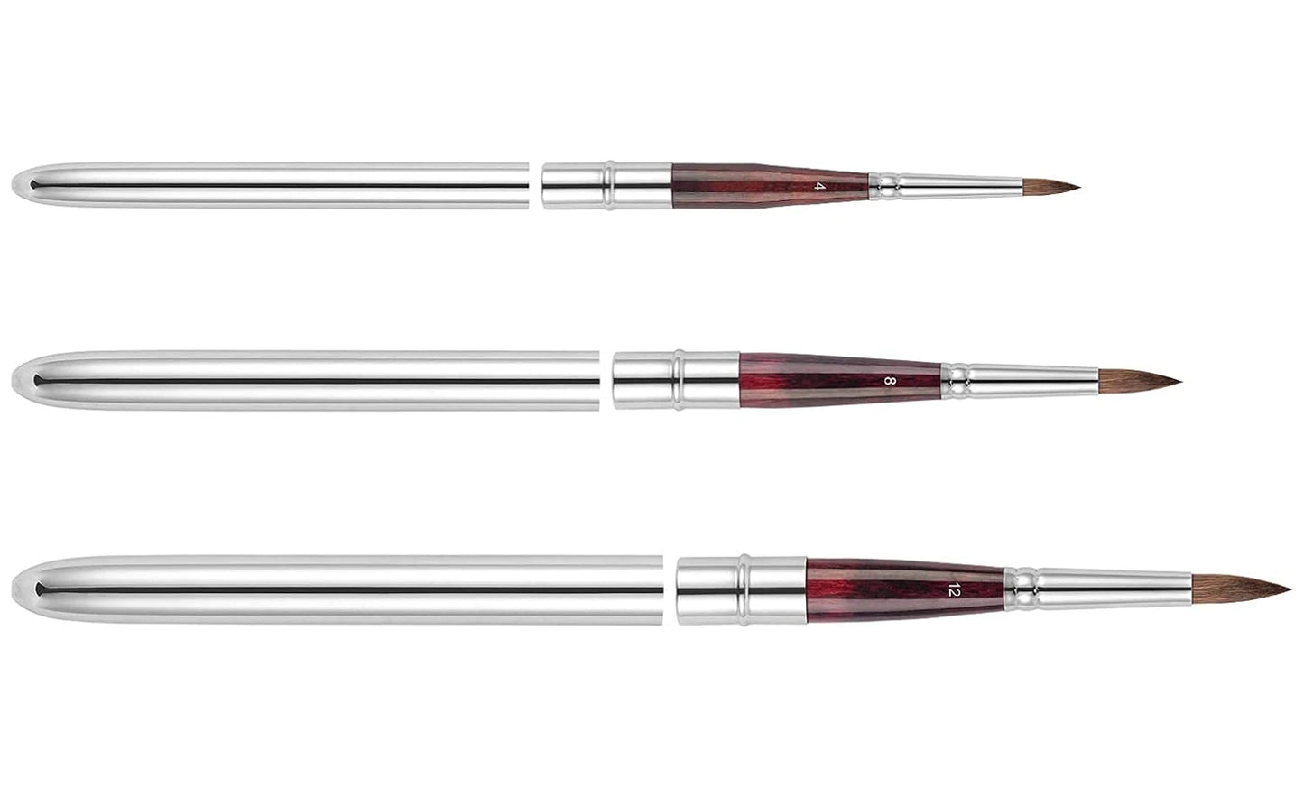 Fuumuui Sable Travel Watercolor Brushes (3 pcs)