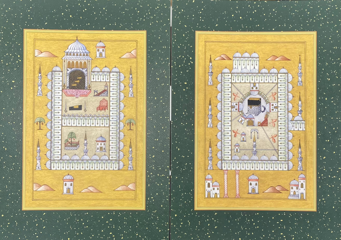 مجموعة منمنمات المسجد الحرام والمسجد النبوي - A Collection of Miniatures of Al-Masjid al-Haram and Al-Masjid al-Nabawi
