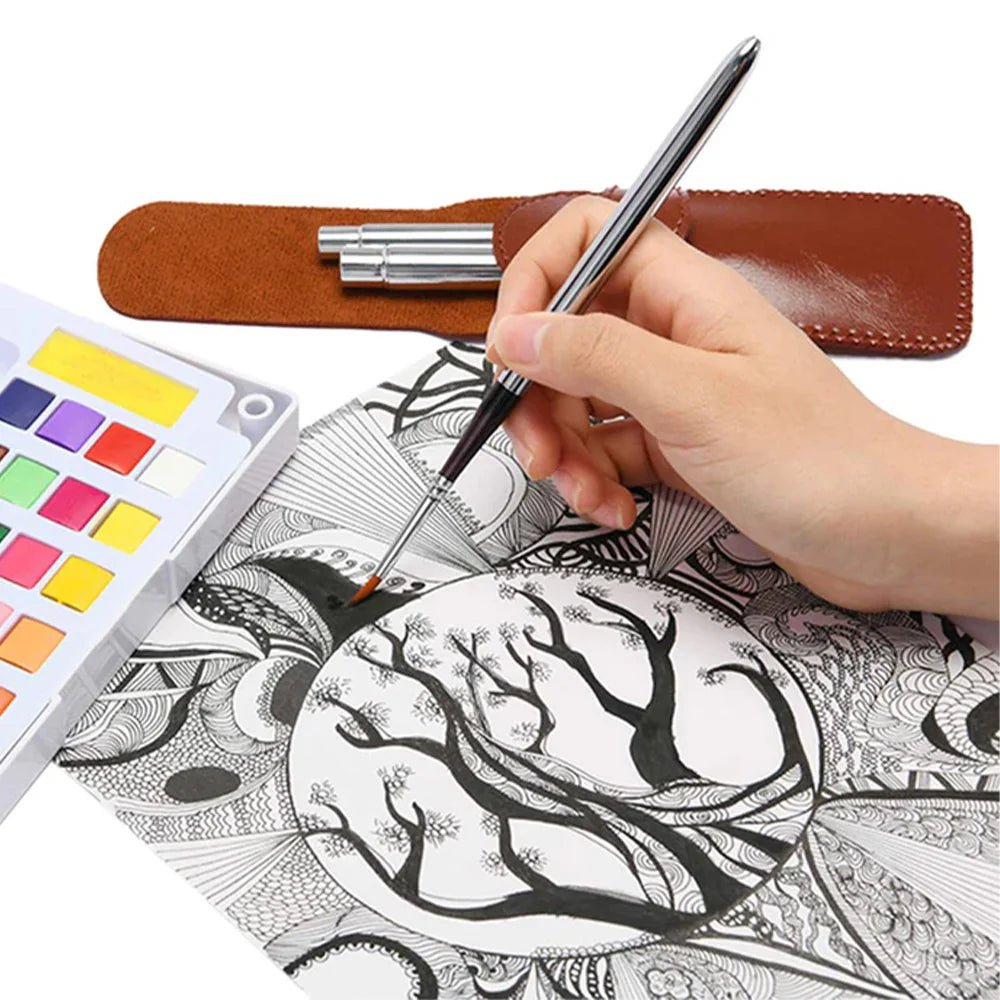 Fuumuui Nylon Travel Watercolor Brushes (3 pcs) - SOCO Store Fujairah