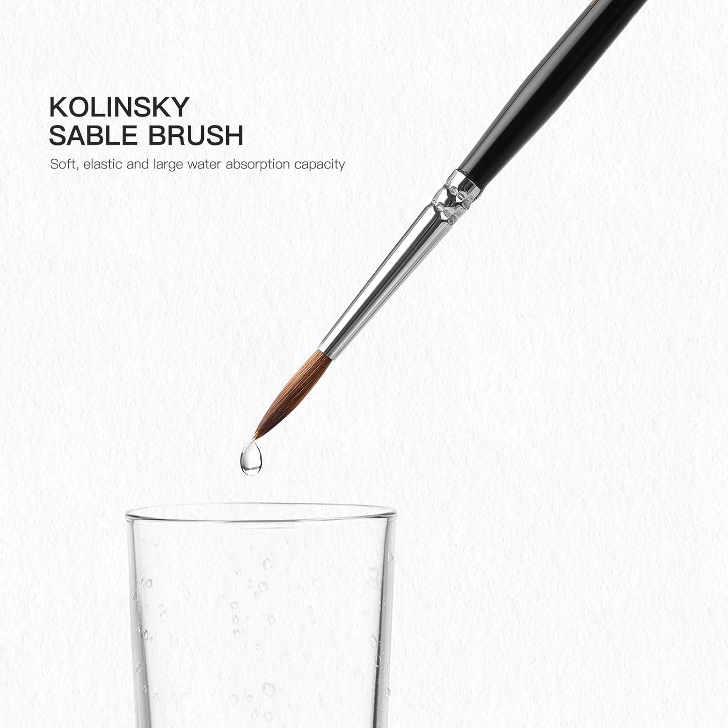 Fuumuui Professional Sable Detail Brushes (5 pcs) - SOCO Store Fujairah
