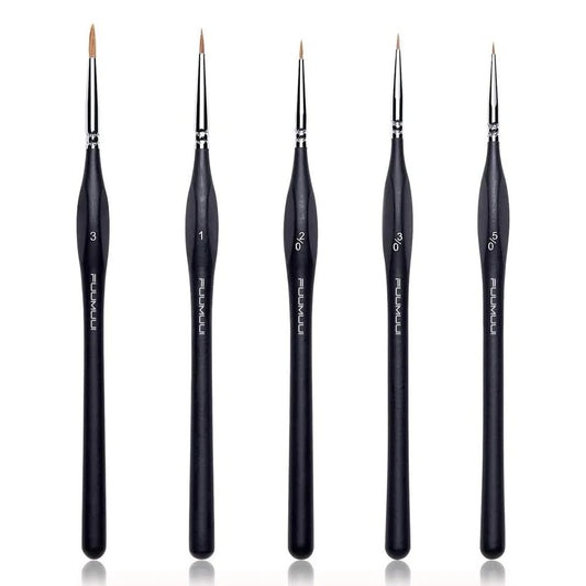 Fuumuui Professional Sable Detail Brushes (5 pcs) - SOCO Store Fujairah