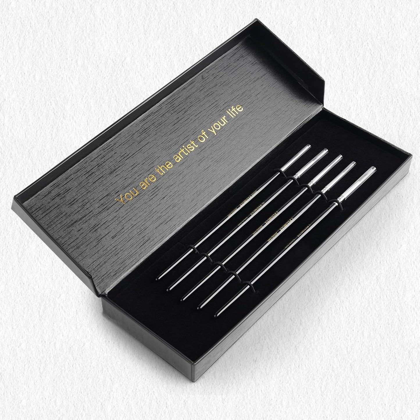 Fuumuui Professional Sable Detail Brushes (5 pcs) - SOCO Store Fujairah