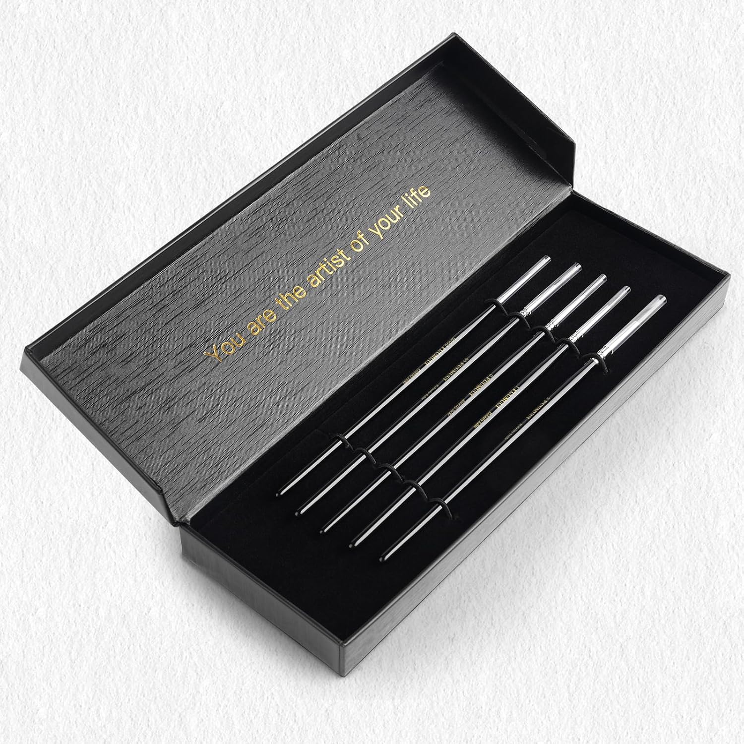 Fuumuui Professional Sable Detail Brushes (5 pcs) - SOCO Store Fujairah