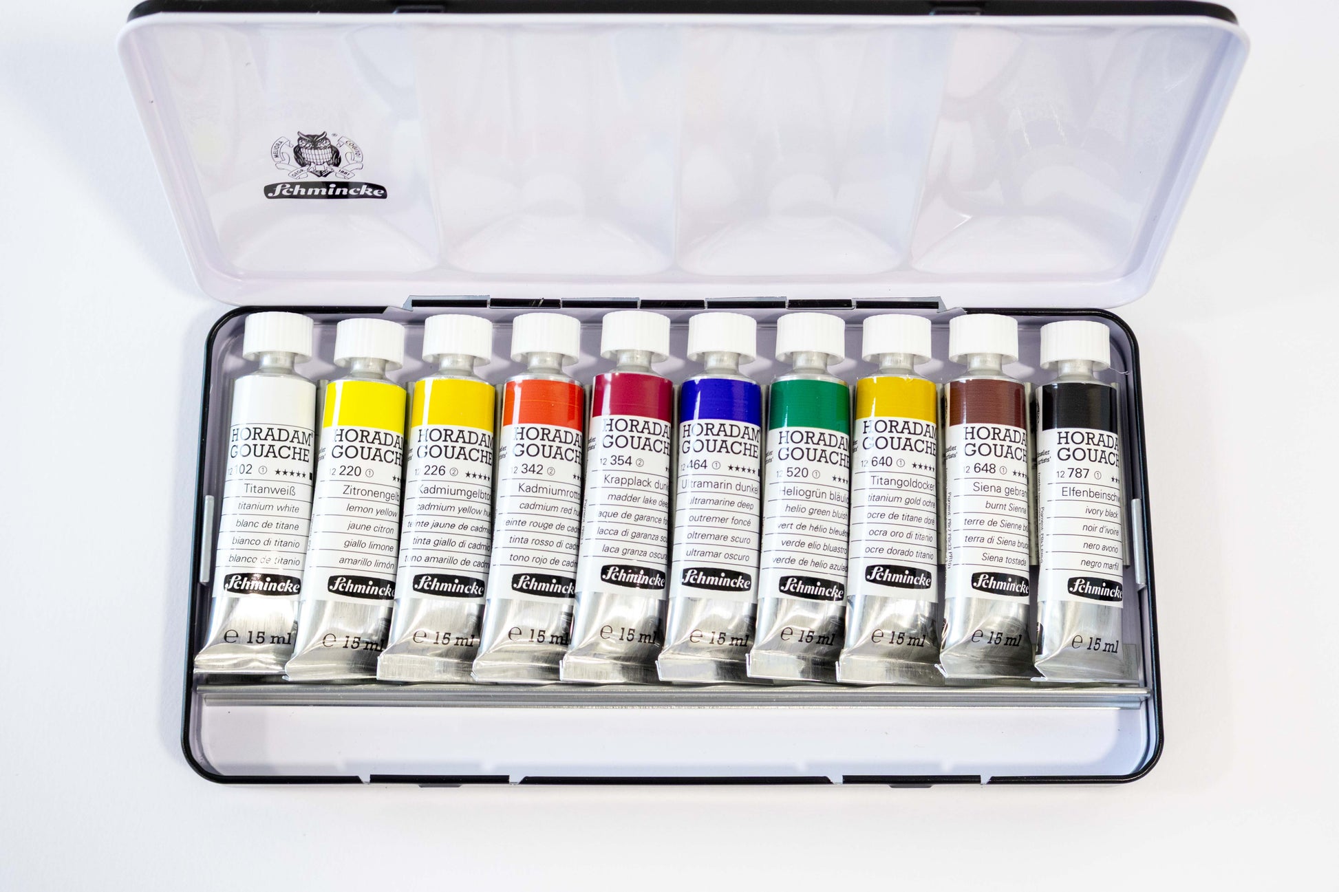 HORADAM GOUACHE – Metal Set 10 × 15ml - SOCO Store Fujairah