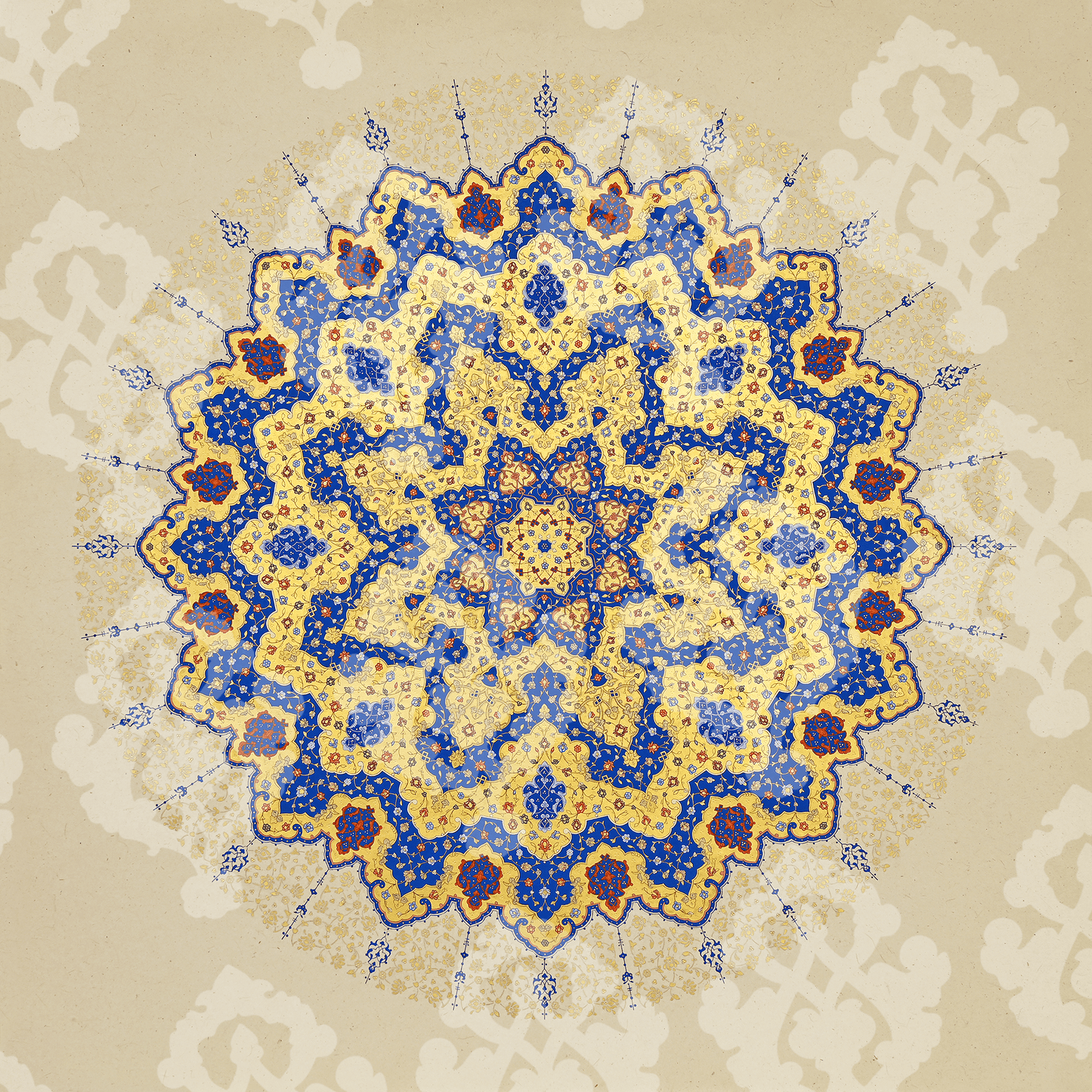 لوحة طبق الاصل من الاعمال الفائزة - شمسة ٢ الفائزة بالجائزة الثانية - SOCO Store Fujairah