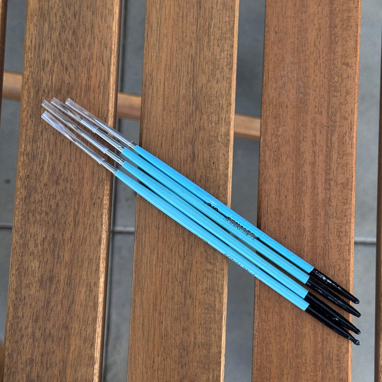 Watercolor Sonai Round Paint Brushes set - size from 3/0 up to 12 - SOCO Store Fujairah