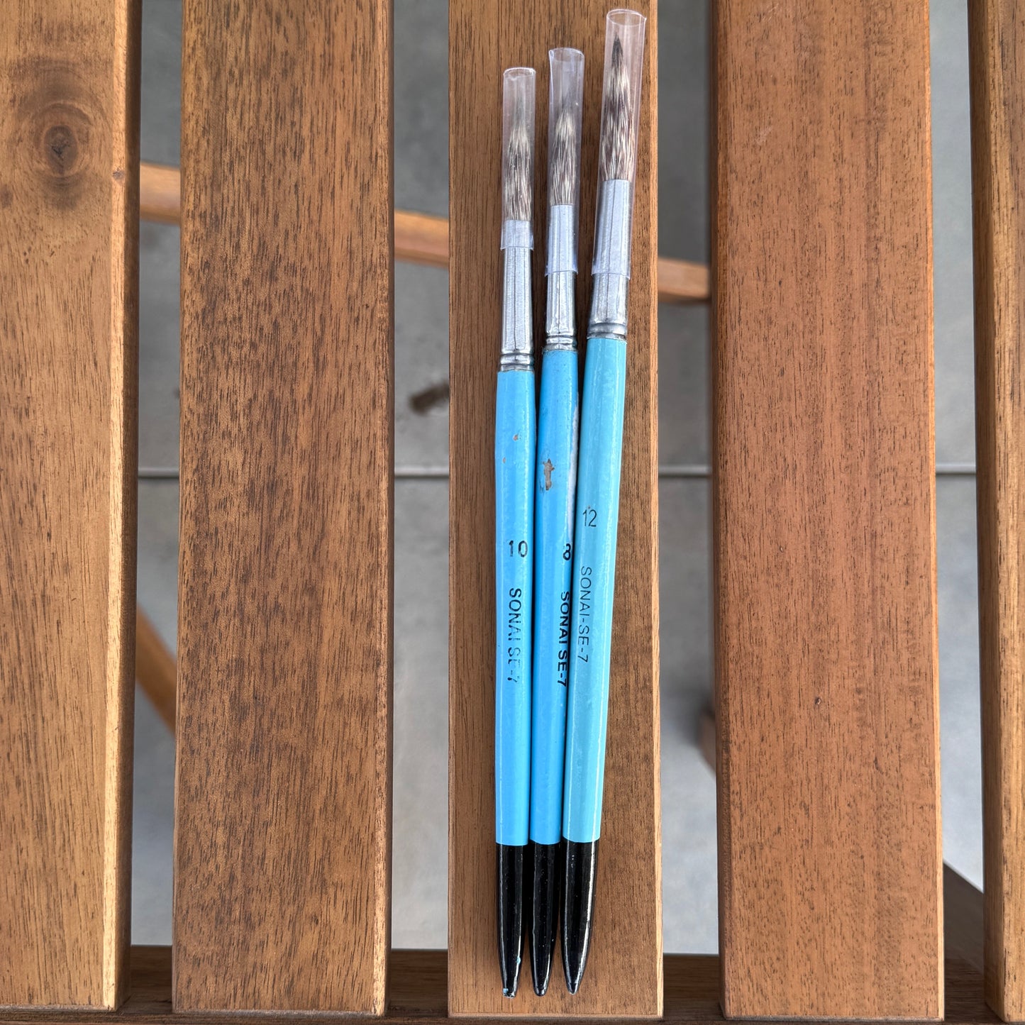 Watercolor Sonai Round Paint Brushes set - size from 3/0 up to 12 - SOCO Store Fujairah